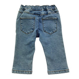 Trussardi Jeans Tinta Unita con Elastico In Vita per Neonato TIP26015JE AZZURRO TRUSSARDI 