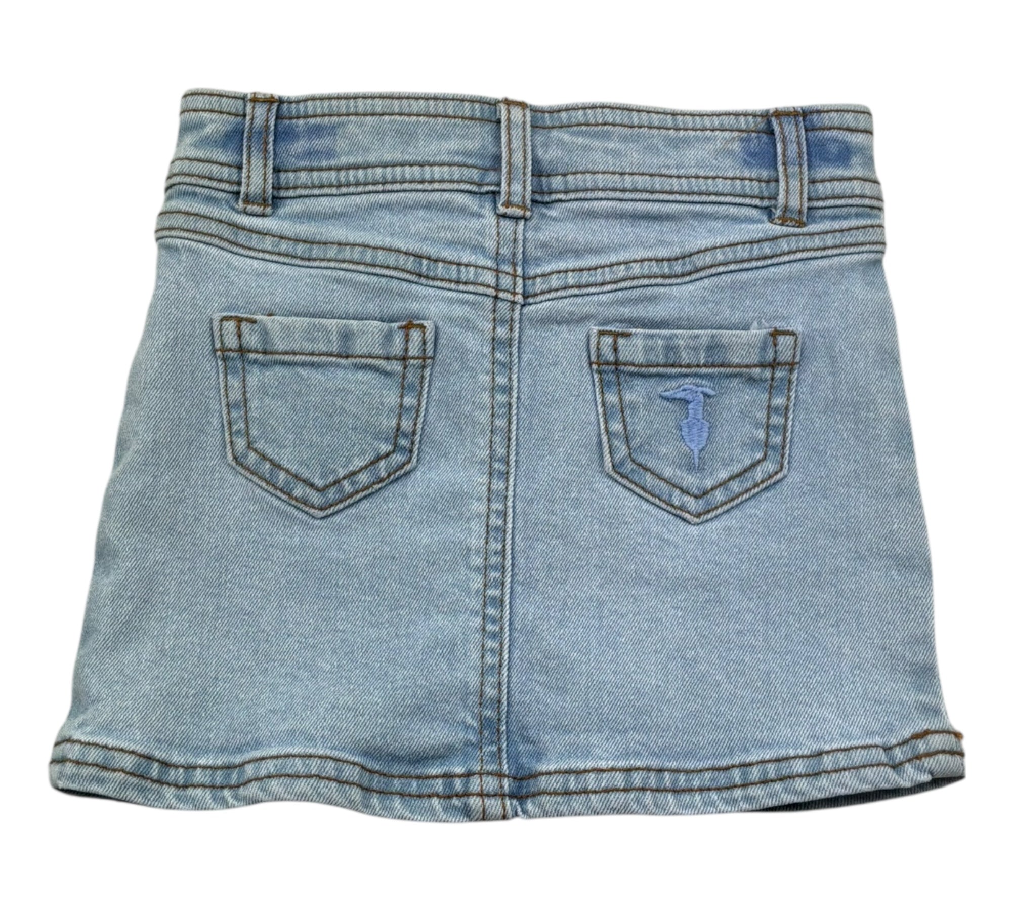 Trussardi Gonna In Denim Tinta Unita per Neonata TIP26017GO AZZURRO TRUSSARDI 