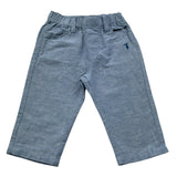 Trussardi Pantalone Tinta Unita con Elastico In Vita per Neonato TIP26038PA AZZURRO TRUSSARDI 