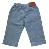 Trussardi Pantalone Tinta Unita con Elastico In Vita per Neonato TIP26038PA AZZURRO TRUSSARDI 