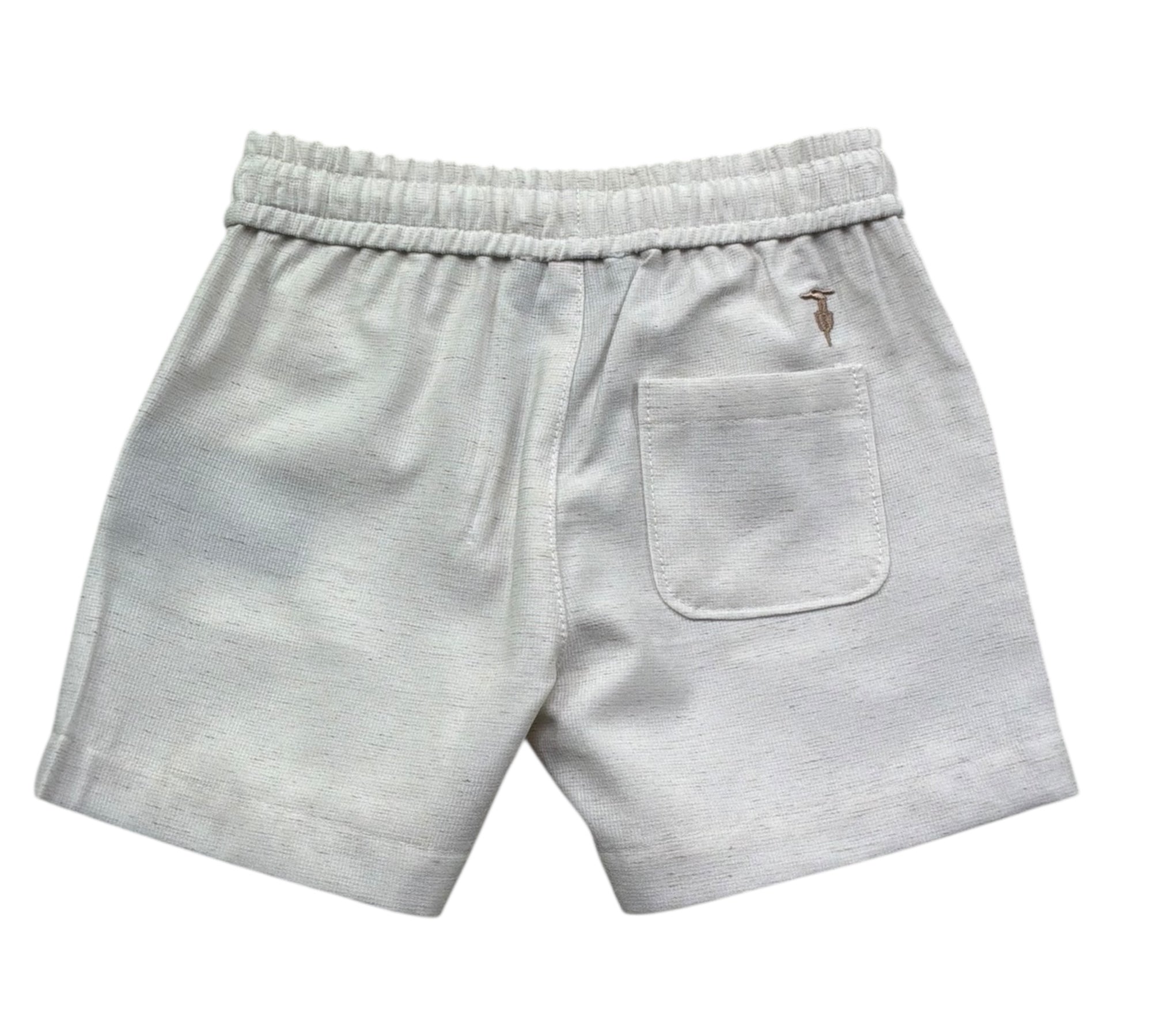 Trussardi Bermuda Tinta Unita con Elastico In Vita per Neonato TIP26063BE PANNA TRUSSARDI 