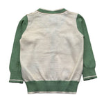 Trussardi Cardigan Stampa Fantasia Scollo A V per Neonato TIP26069CD PANNA TRUSSARDI 