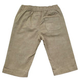 Trussardi Pantalone Tinta Unita con Elastico In Vita per Neonato TIP2606PA BEIGE TRUSSARDI 