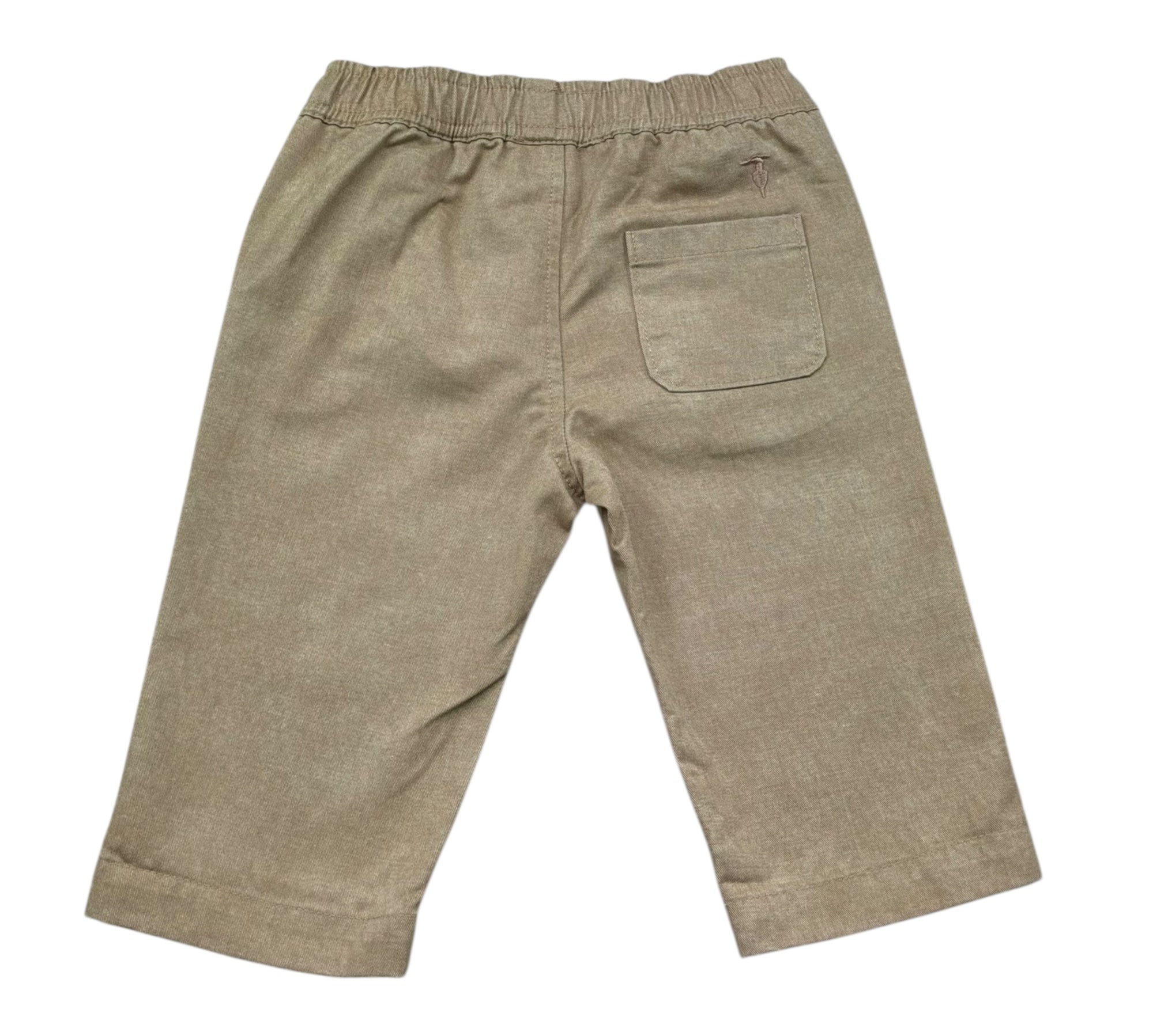 Trussardi Pantalone Tinta Unita con Elastico In Vita per Neonato TIP2606PA BEIGE TRUSSARDI 