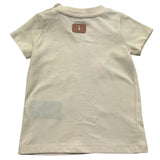 Trussardi T-Shirt Girocollo Tinta Unita con Stampe per Neonato TIP26070TS BEIGE TRUSSARDI 