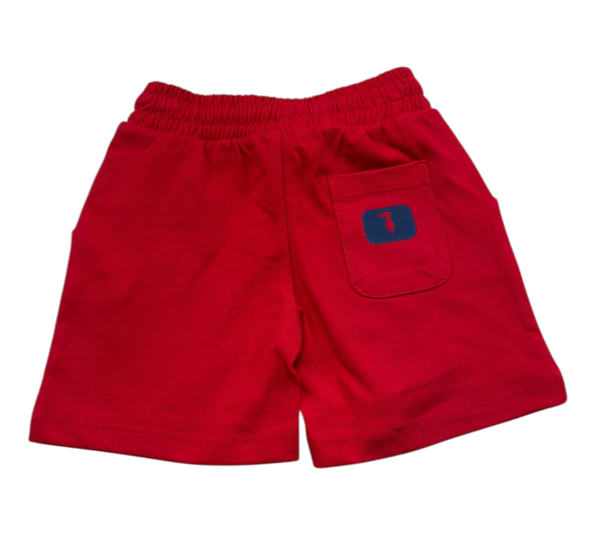 Trussardi Bermuda Tuta Tinta Unita con Logo per Neonato TIP26097BE ROSSO TRUSSARDI 
