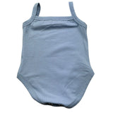 Trussardi Body Bretelline Tinta Unita con Logo per Neonata TIP26125BD AZZURRO TRUSSARDI 