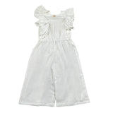 Twinset Tuta Tinta Giromanica Tinta Unita per Bambina 251GJ2405X BIANCO TWINSET 