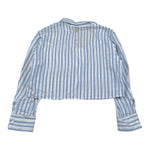 Twinset Camicia Tinta Unita con Fantasia A Righe per Bambina 251GJ2472 BIANCO TWINSET 