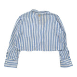 Twinset Camicia Tinta Unita con Fantasia A Righe per Bambina 251GJ2472 BIANCO TWINSET 