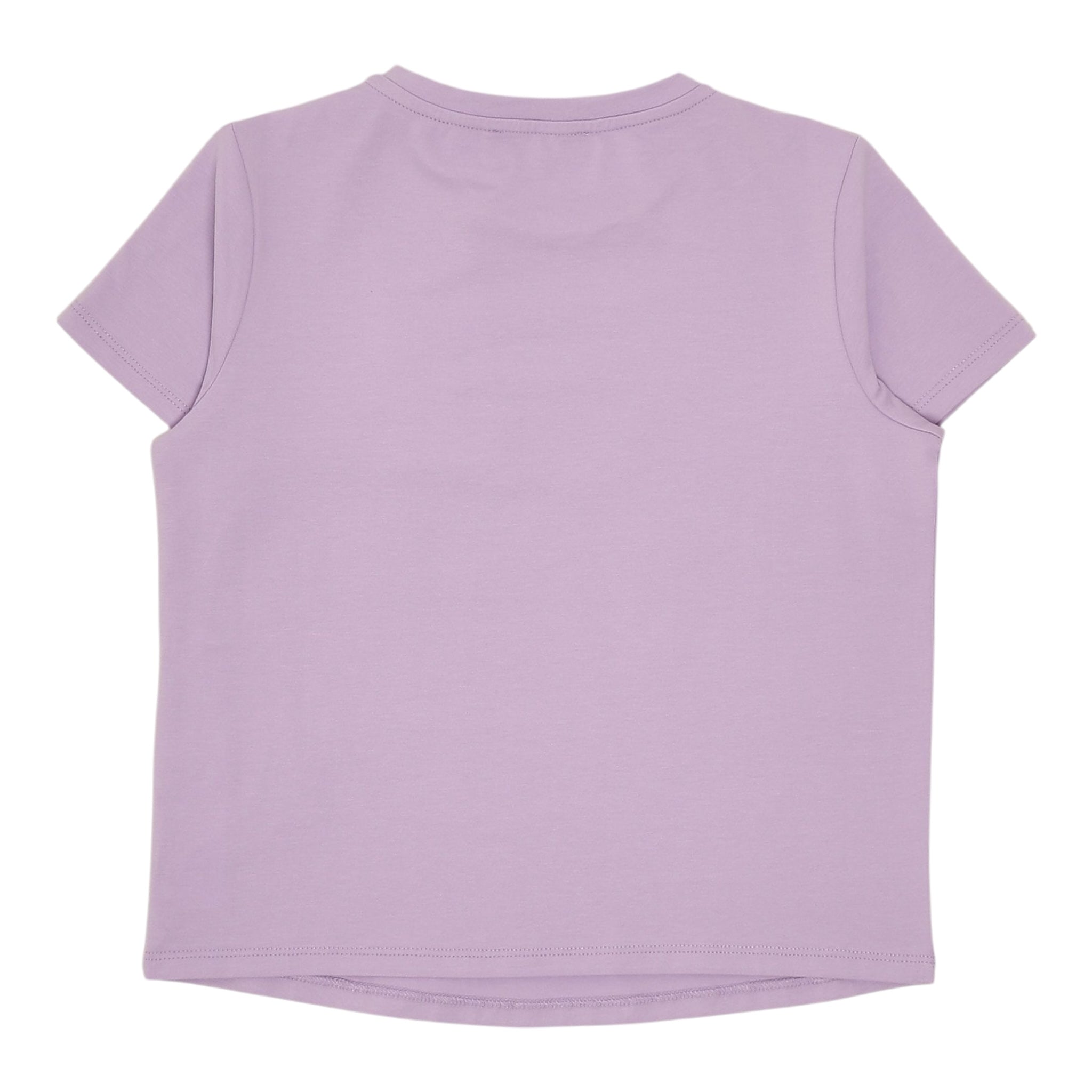 Twinset T-Shirt Girocollo Tinta Unita con Stampa per Neonata 251GJ2485X LILLA TWINSET 