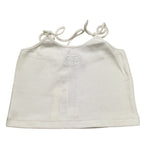 Twinset Top Tinta Unita con Logo per Bambina 251GJ2570 BIANCO TWINSET 