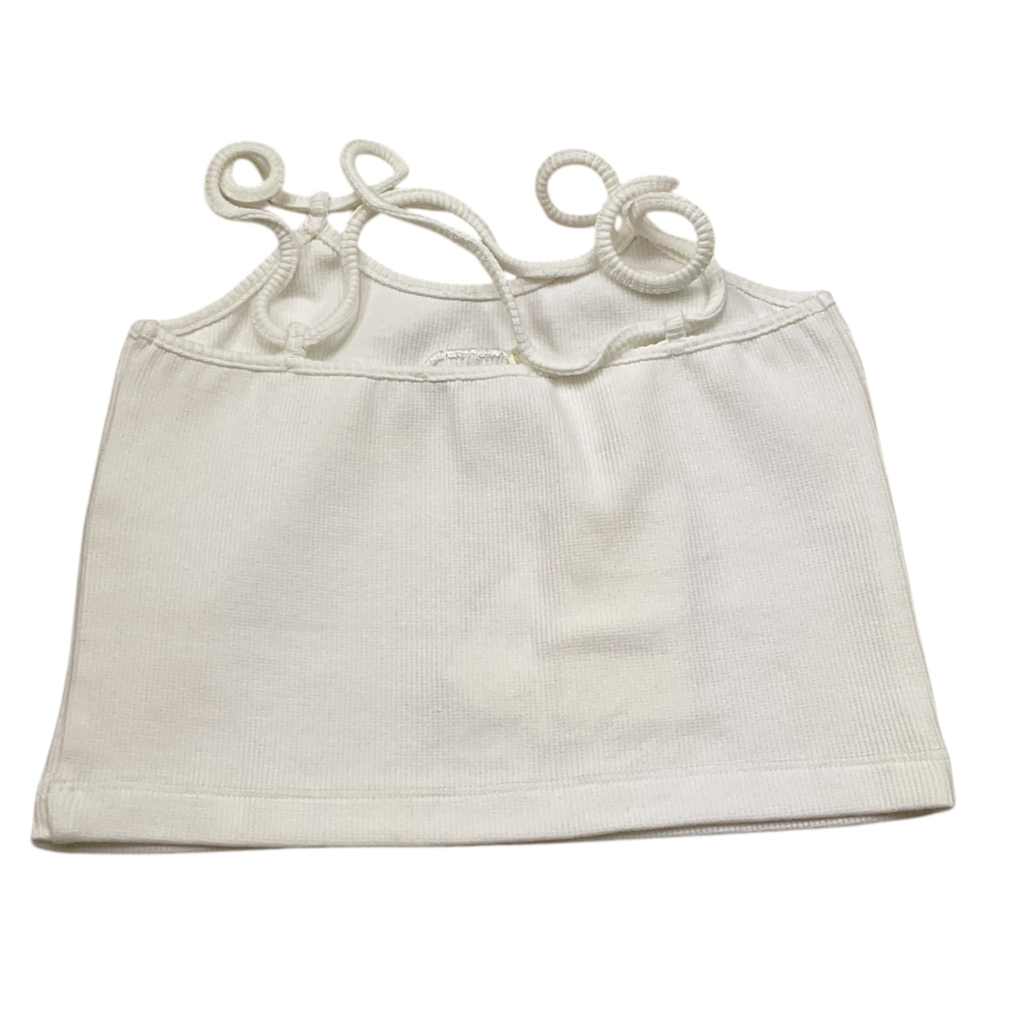 Twinset Top Tinta Unita con Logo per Bambina 251GJ2570 BIANCO TWINSET 