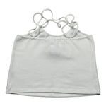 Twinset Top Tinta Unita con Logo per Bambina 251GJ2570X PANNA TWINSET 