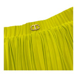 Twinset Gonna Tinta Unita con Balze per Bambina 251GJ2QQ5 GIALLO FLUO TWINSET 
