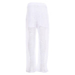 Twinset Pantalone tinta unita Traforato Bianco per Bambina 251GJ2QR4X BIANCO TWINSET 