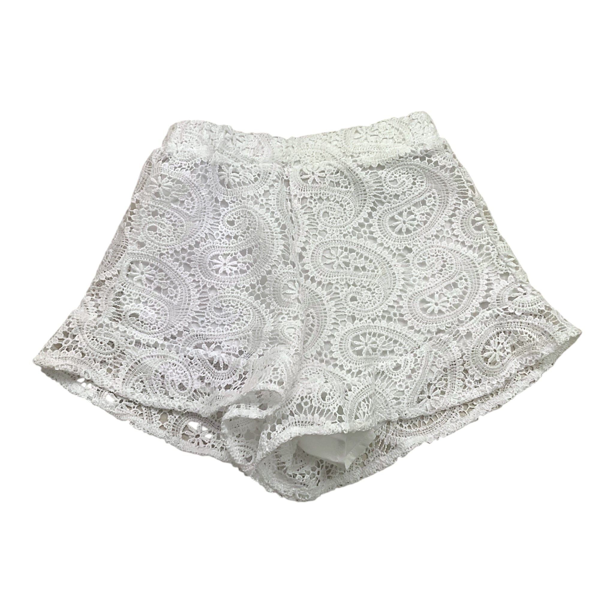 Twinset Completo Top-Short Tinta Unita Traforato per Bambina 251GJ2QR7 BIANCO TWINSET 