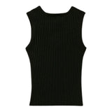 Twinset Canotta Tinta Unita con Logo per Bambina 251GJ3413 NERO TWINSET 