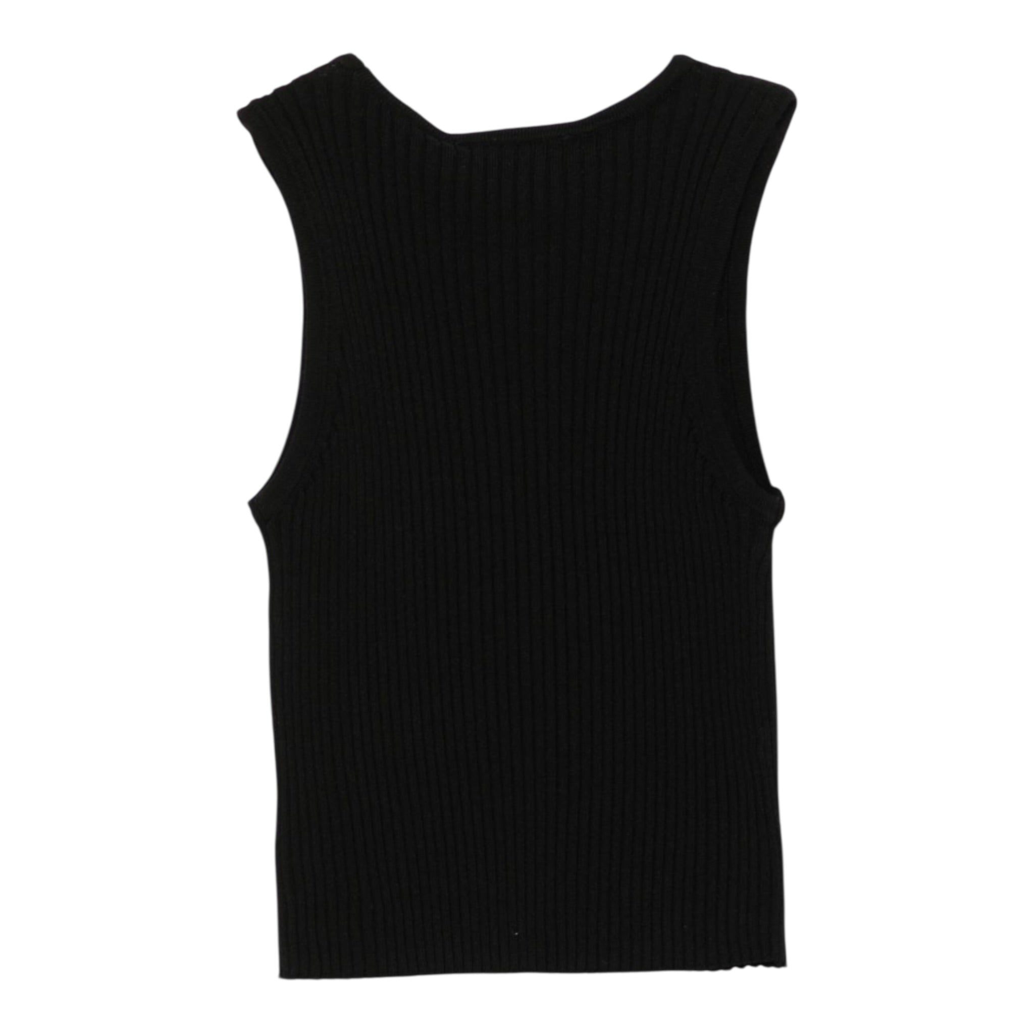 Twinset Canotta Tinta Unita con Logo per Bambina 251GJ3413X NERO TWINSET 