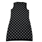 Twinset Abito Tinta Unita Logato Giromanica per Bambina 251GJ3QX2 NERO TWINSET 