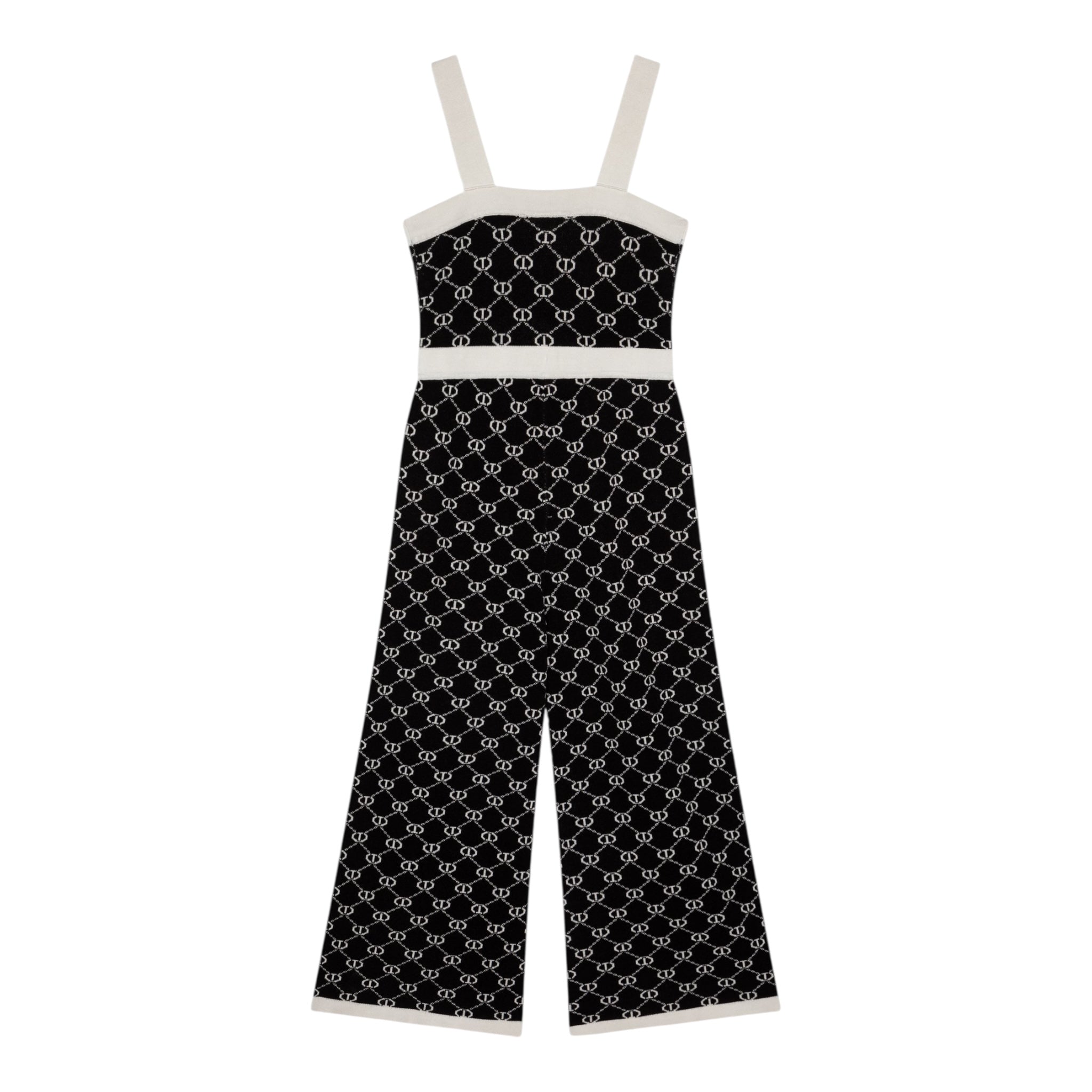 Twinset Tuta Intera Tinta Unita Logata per Bambina 251GJ3QX3 NERO TWINSET 