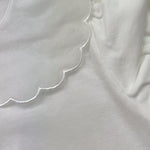 U+È T-Shirt Tinta Unita con Colletto per Neonata UE1773N BIANCO U+è 