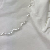 U+È T-Shirt Tinta Unita con Colletto per Neonata UE1773N BIANCO U+è 