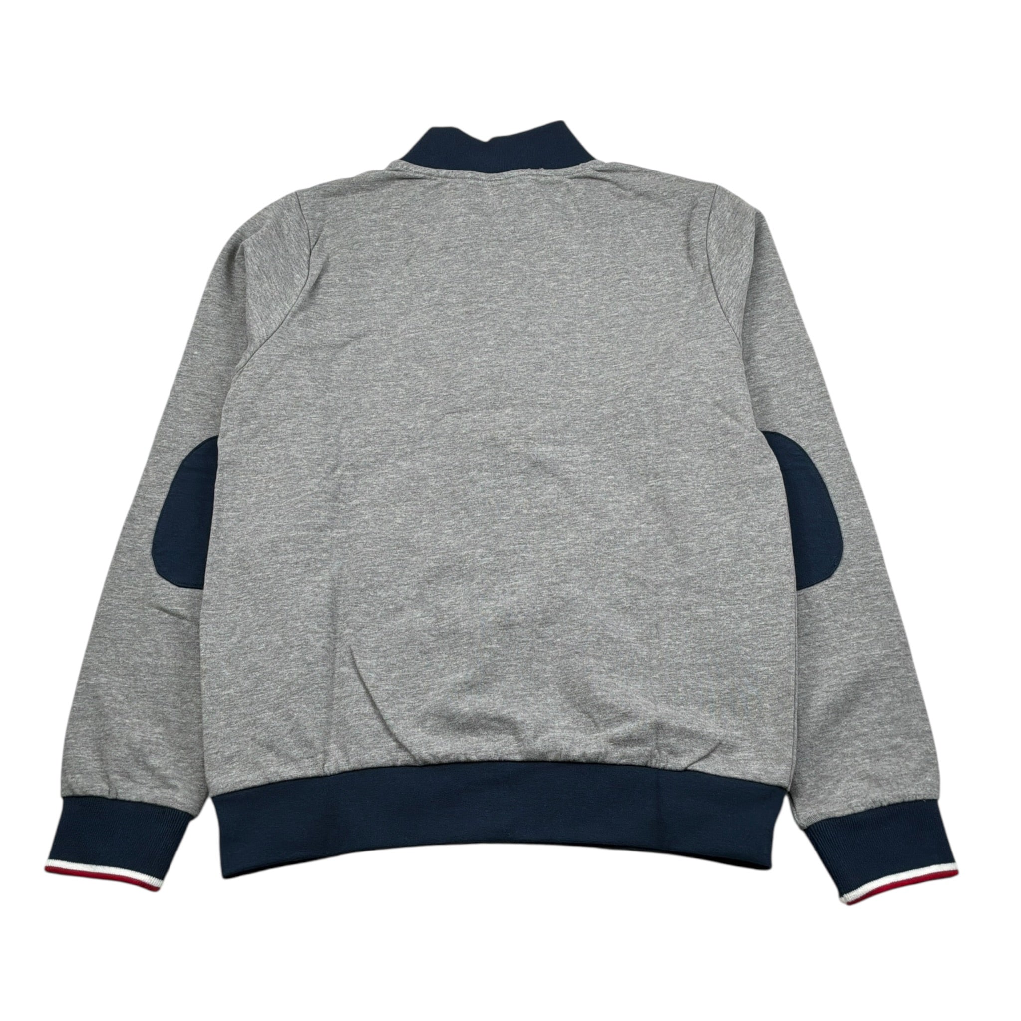 U.S. Polo Assn Felpa con Zip tinta unita con Profili In Contrasto Grigio per Bambino 58752602 GRIGIO U.S. POLO ASSN 