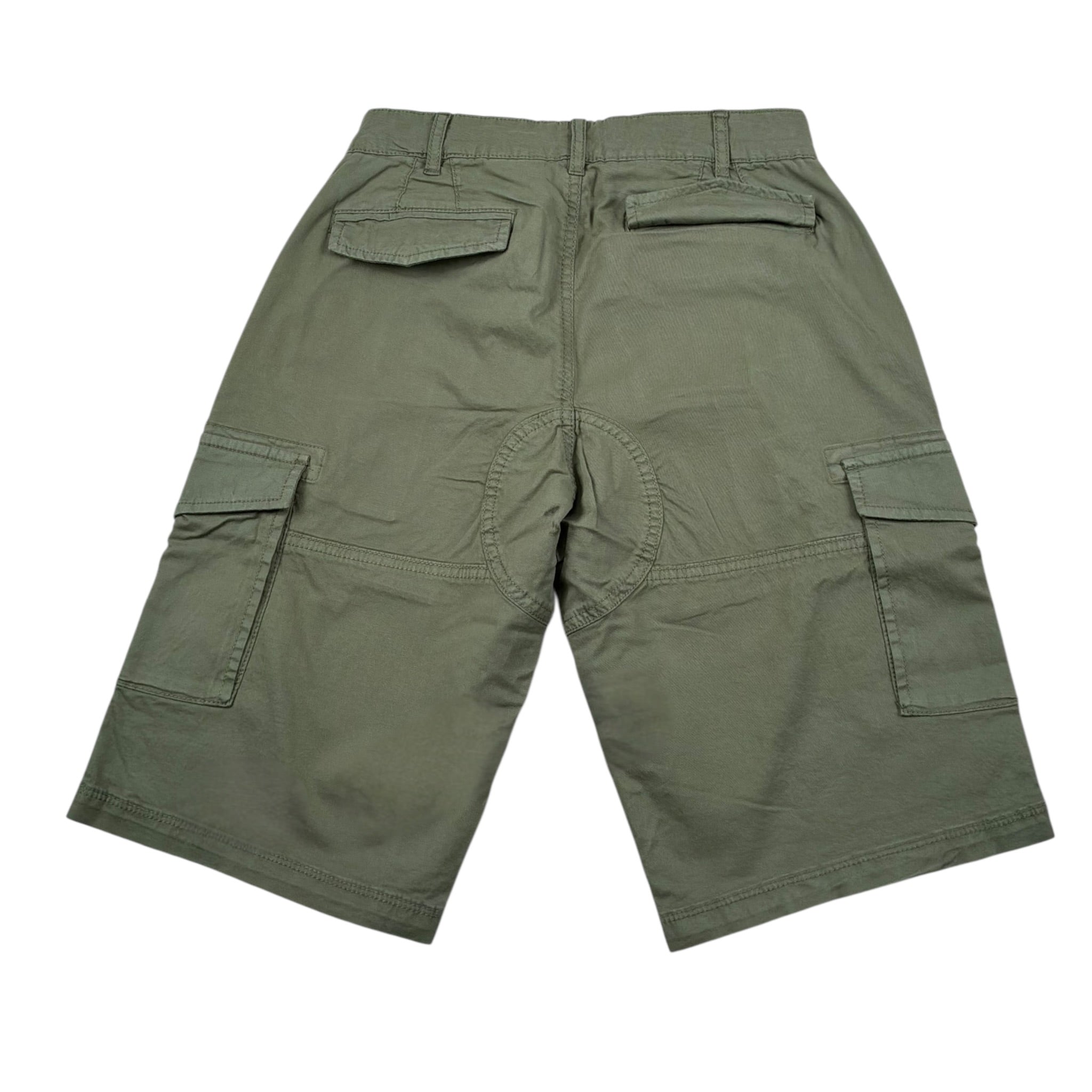 U.S. Polo Assn Bermuda Tinta Unita con Tasconi per Bambino US41543001 VERDE U.S. POLO ASSN 