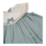 Valentina Bebes Set Abito-Coulotte Tinta Unita per Bambina LOVE13 VERDE VALENTINA BEBES 