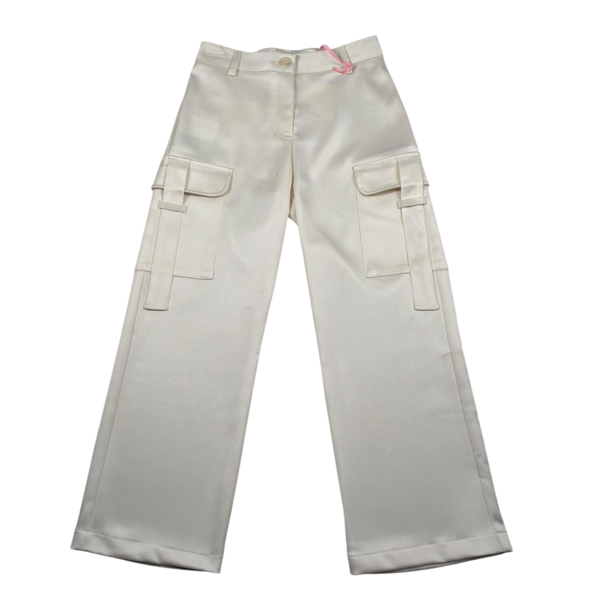 Vicolo Pantalone Tinta Unita Modello Palazzo per Bambina 3145P00032 BEIGE VICOLO 