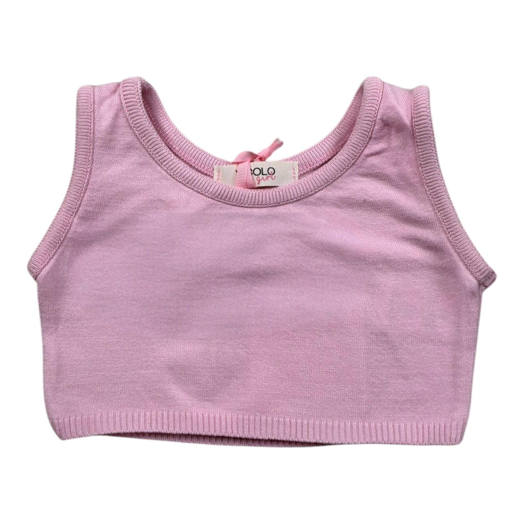 Vicolo Top Giromanica Tinta Unita per Bambina 3146WY00312XJ ROSA VICOLO 