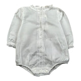 Wedoble Body Camicia Manica Lunga Tinta Unita per Neonata V230196A BIANCO WEDOBLE 