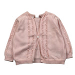 Wedoble Cardigan Tinta Unita con Ricami per Neonata V2401308AA ROSA WEDOBLE 