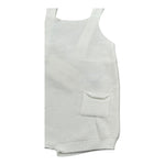 Wedoble Salopette Tinta Unita con Taschino per Neonato V24033035B BIANCO WEDOBLE 