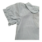Wedoble Pagliaccetto Mezza Manica Fantasia A Righe per Neonato V2404716R BIANCO WEDOBLE 