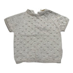 Wedoble T-Shirt Tinta Unita con Ricami per Neonato V2406302A BEIGE WEDOBLE 