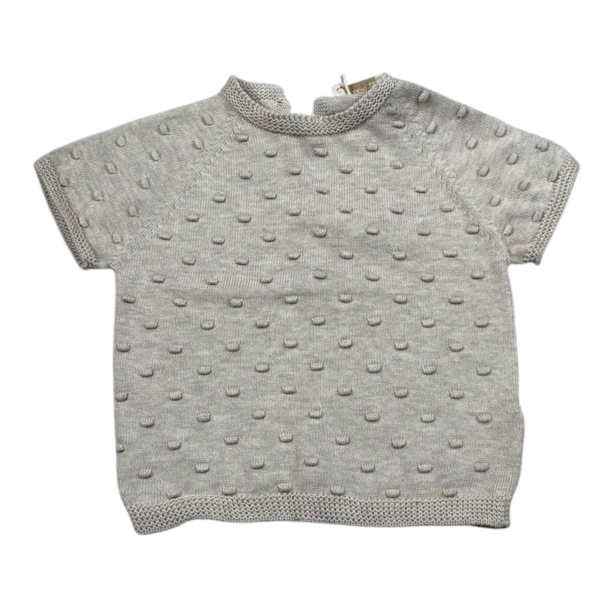 Wedoble T-Shirt Tinta Unita con Ricami per Neonato V2406302A BEIGE WEDOBLE 