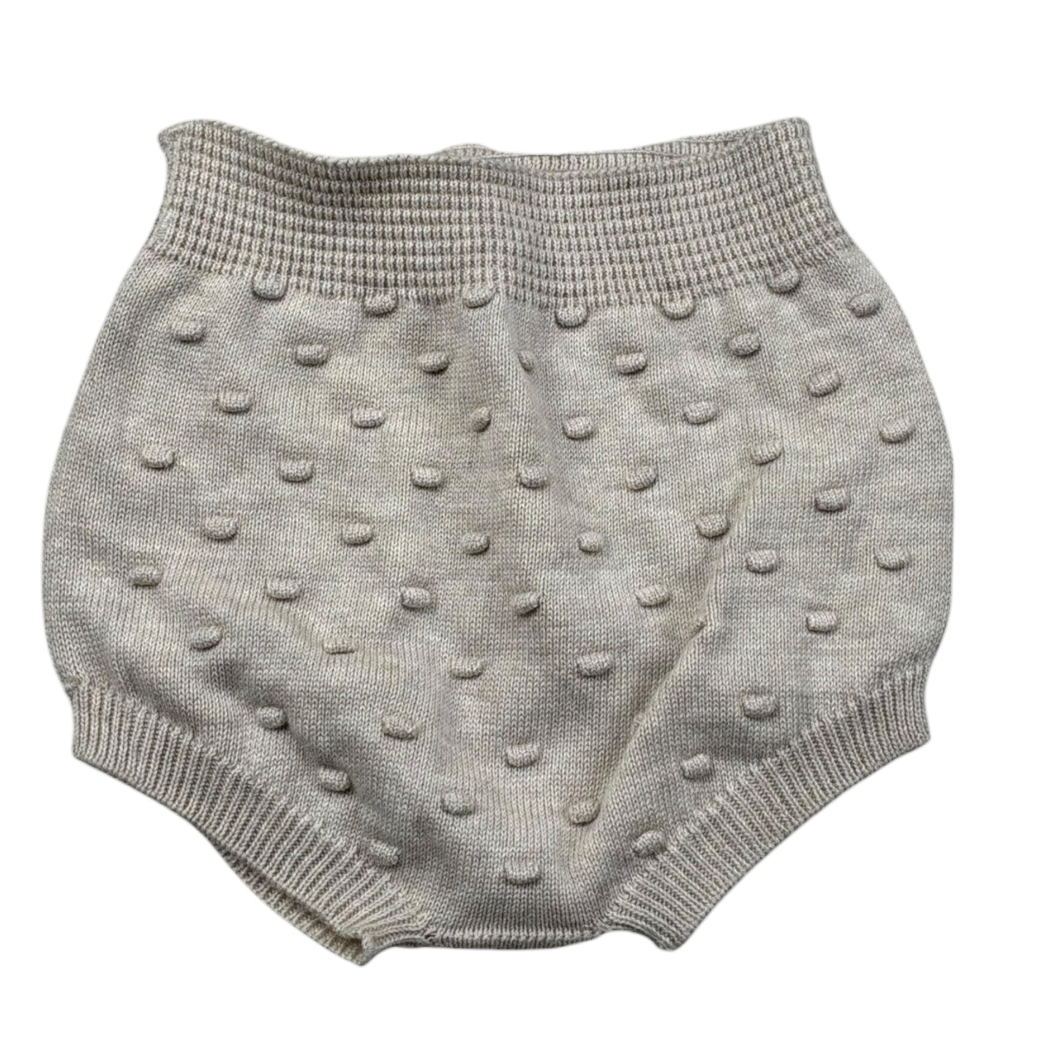 Wedoble Culotte Tinta Unita con Ricami per Neonato V2406331A BEIGE WEDOBLE 