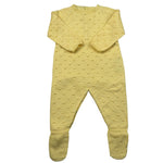 Wedoble Tutina Manica Lunga Tinta Unita per Neonato V2406346A GIALLO WEDOBLE 