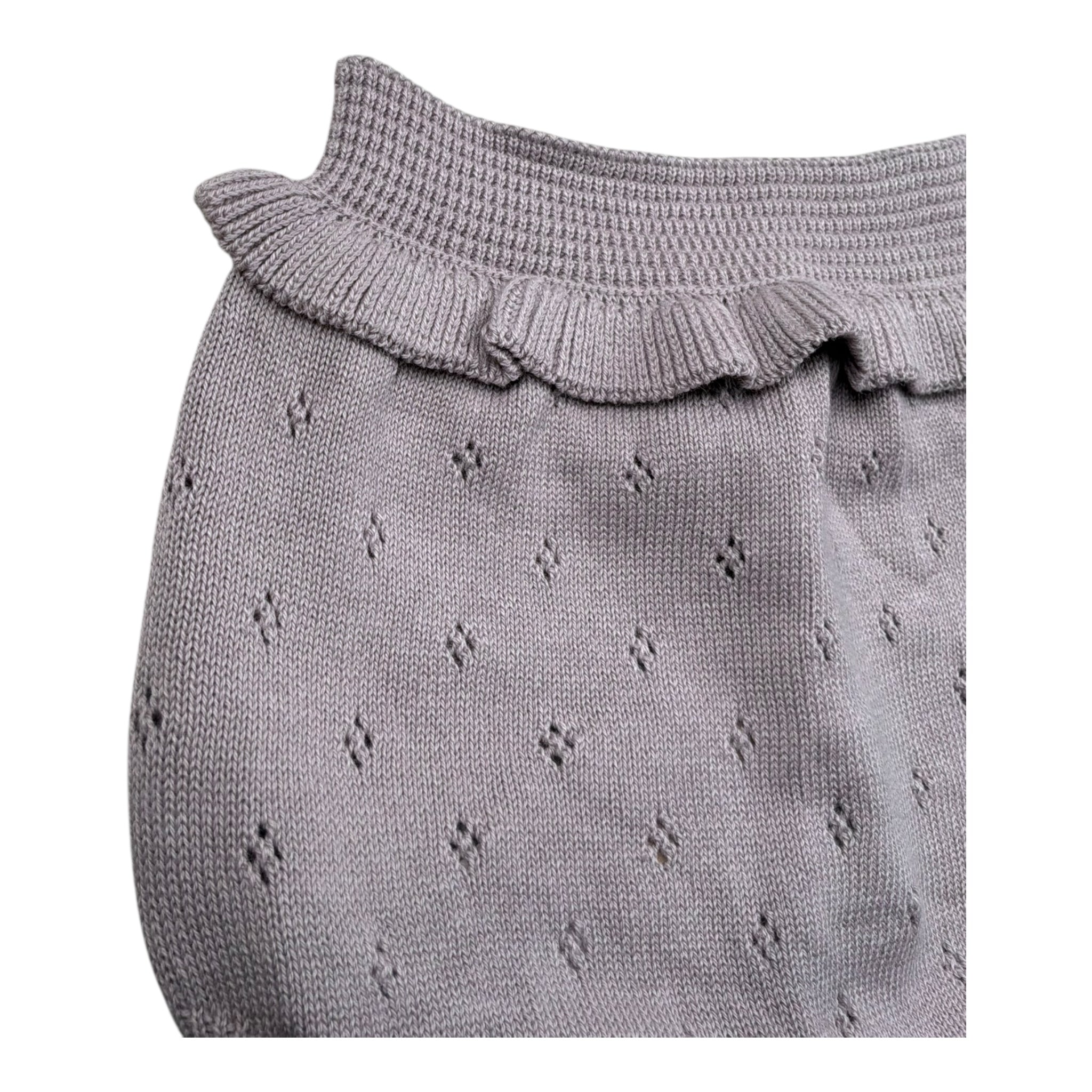Wedoble Culotte Tinta Unita con Ricami per Neonata V2505331A LILLA WEDOBLE 