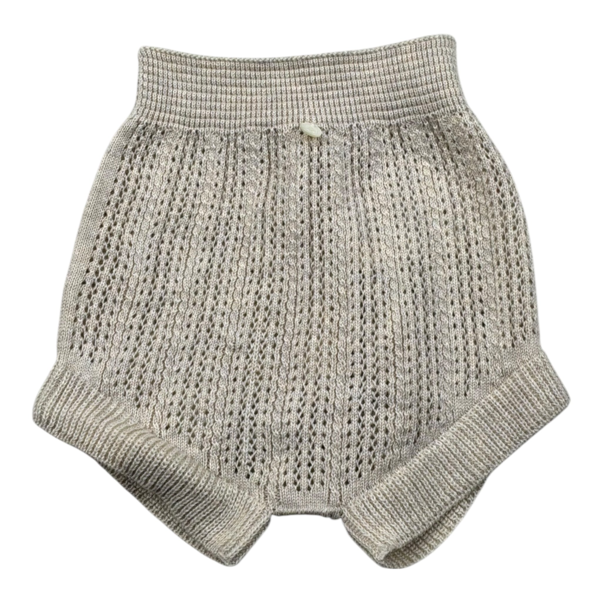 Wedoble Culotte Tinta Unita con Trafori per Neonata V2506331A BEIGE WEDOBLE 