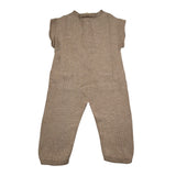 Wedoble Tutina Mezza Manica Tinta Unita per Neonato V2507310A BEIGE WEDOBLE 