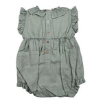 Wedoble Pagliaccetto Mezza Manica Fantasia Quadretti per Neonata V2507705R VERDE WEDOBLE 