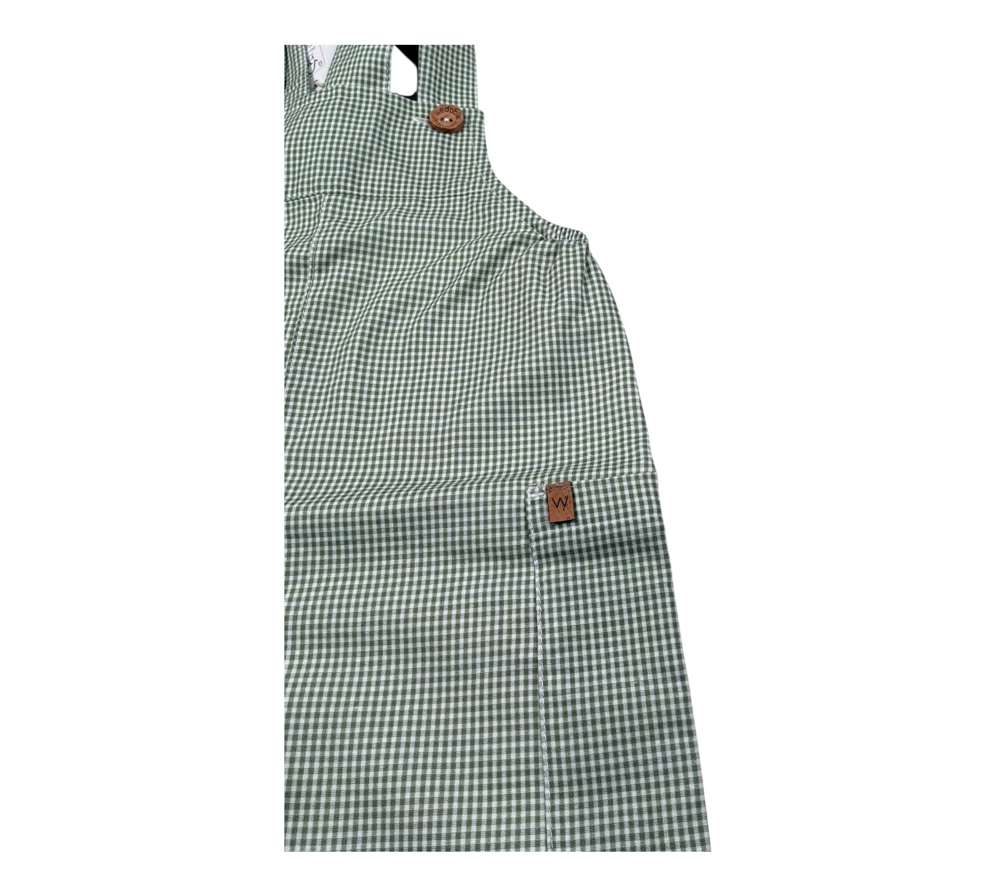 Wedoble Salopette Fantasia Quadretti per Neonato V2507910X VERDE WEDOBLE 