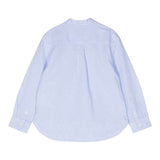 Woolrich Camicia Tinta Unita con Fantasia A Righe per Bambino CFWKSI0059 BIANCO/AZZURRO WOOLRICH 