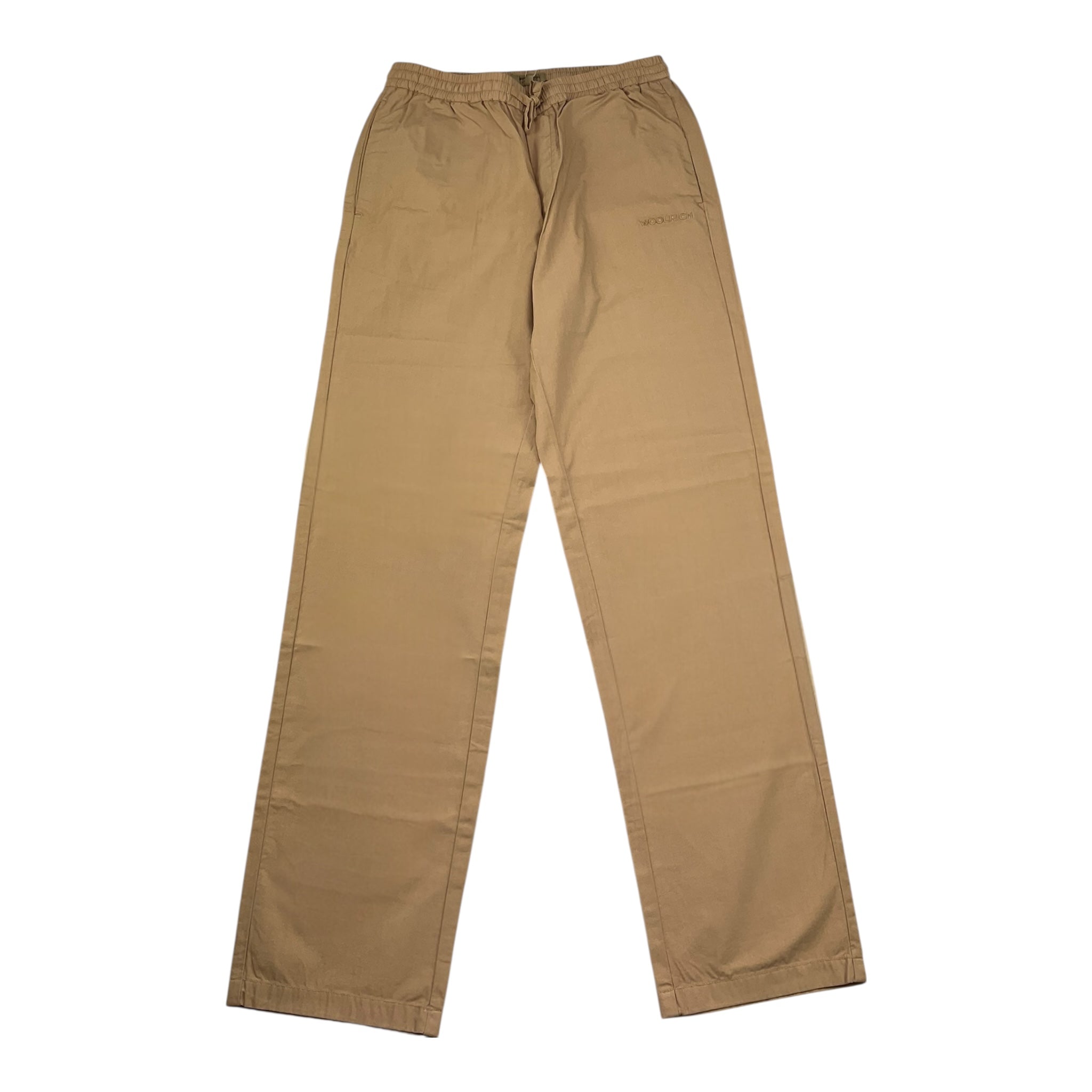 Woolrich Pantalone Tinta Unita con Elastico In Vita per Bambino CFWKTR0127 BEIGE WOOLRICH 