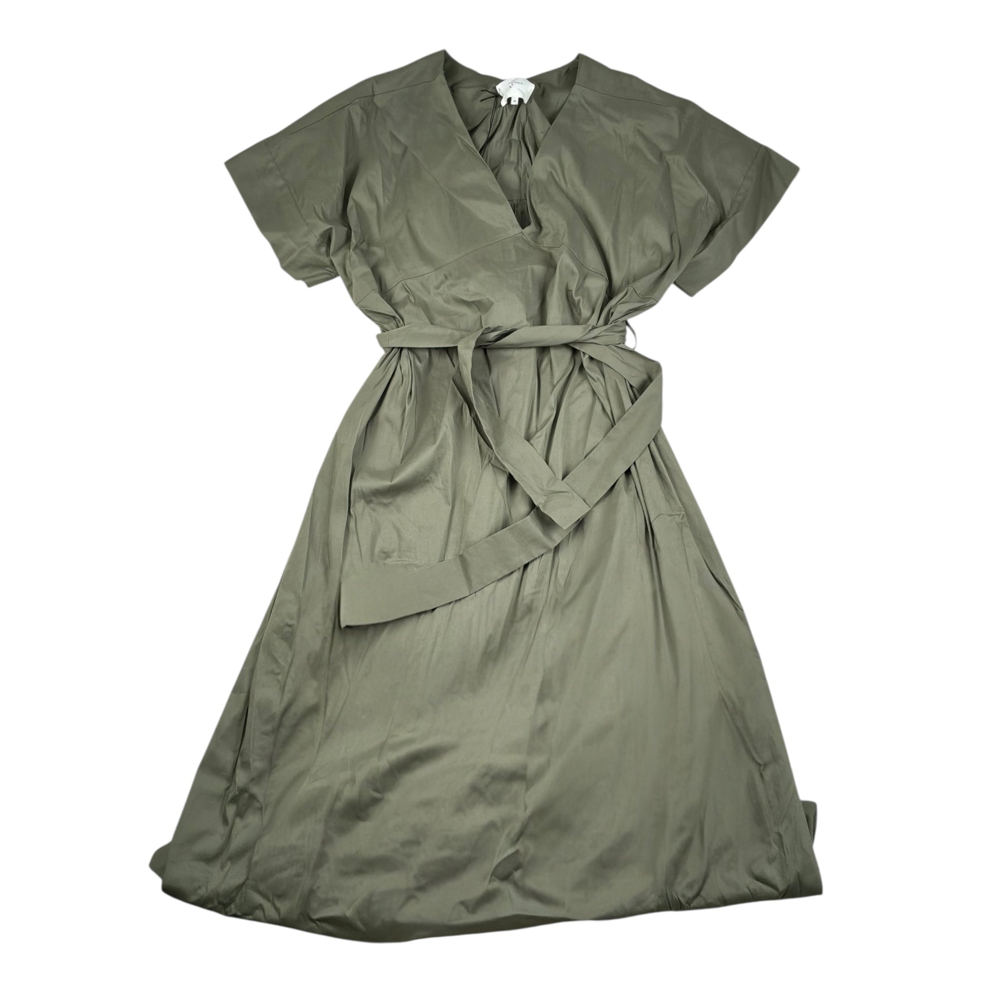 Xacus Abito Mezza Manica Tinta Unita per Bambina 15127 VERDE XACUS 