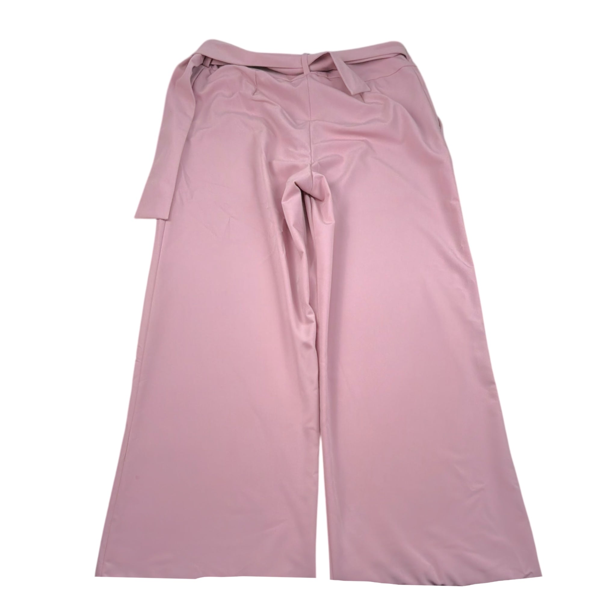 Xacus Pantalone Modello A Palazzo Tinta Unita per Bambina SAMANTHA ROSA XACUS 