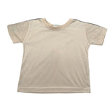 Yes London T-Shirt Girocollo Tinta Unita con Logo per Neonato JR2134X BEIGE YES LONDON 
